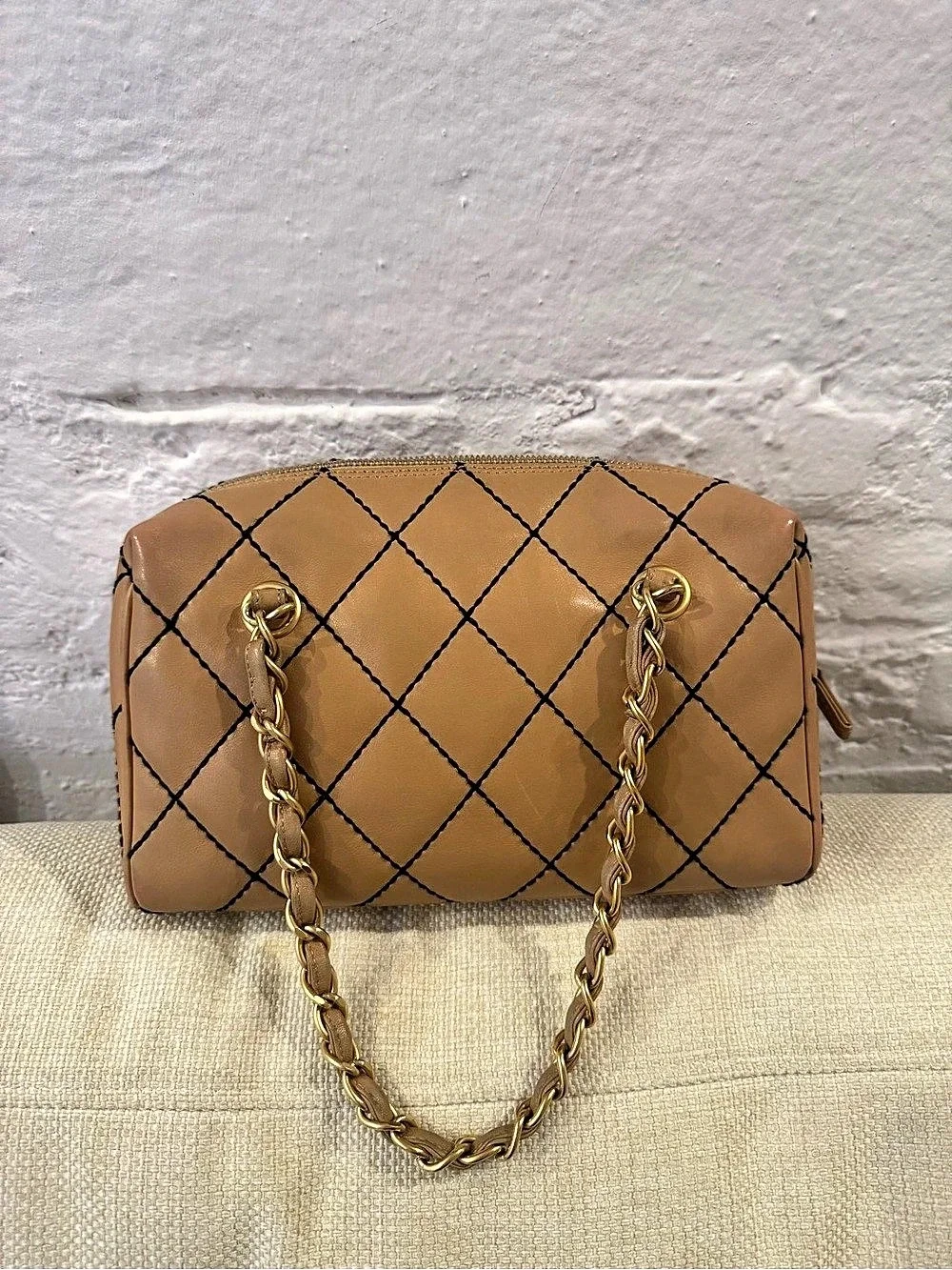 Chanel Quilted Shoulder Bag in Pink
